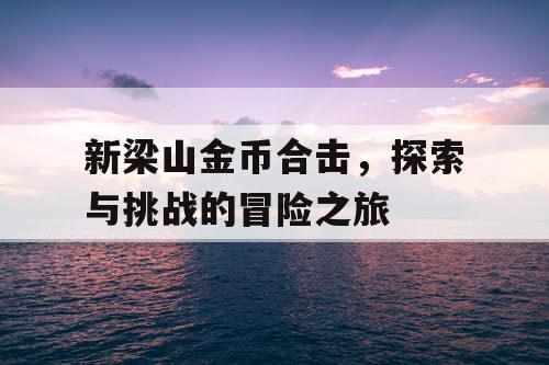 新梁山金币合击，探索与挑战的冒险之旅