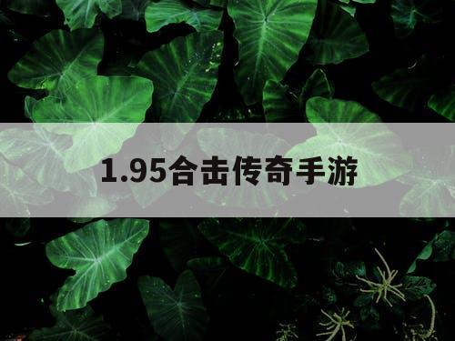 1.95合击传奇手游