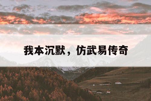 我本沉默，仿武易传奇