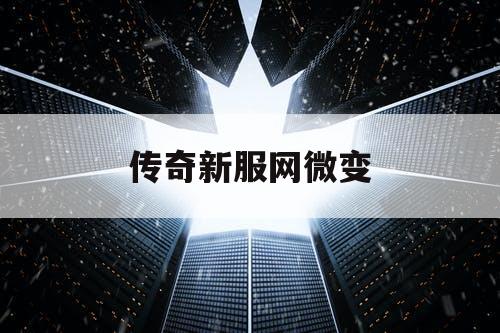 传奇新服网微变