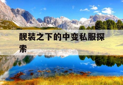 靓装之下的中变私服探索