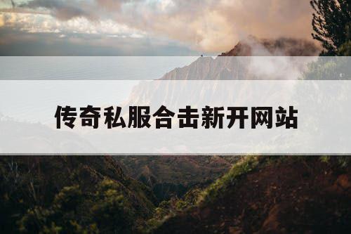 传奇私服合击新开网站