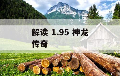 解读 1.95 神龙传奇