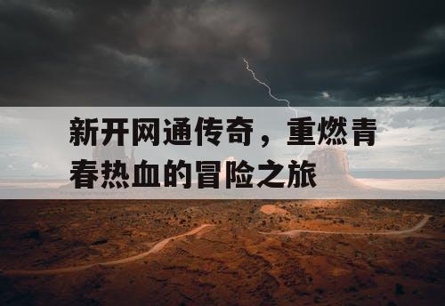 新开网通传奇，重燃青春热血的冒险之旅