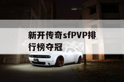 新开传奇sfPVP排行榜夺冠