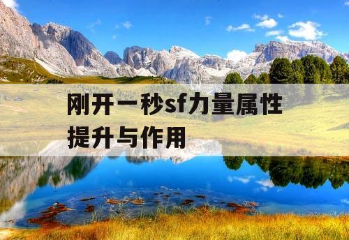 刚开一秒sf力量属性提升与作用